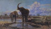 unknow artist Elephant China oil painting reproduction